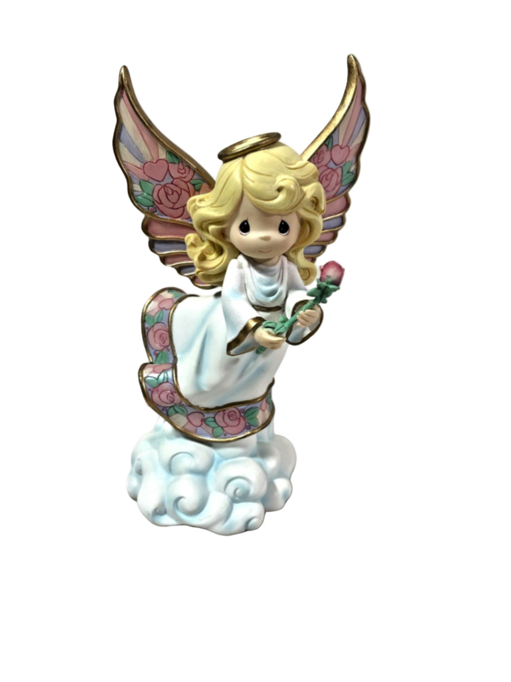 Precious Moments Heavenly Love On Heaven's Wings Hamilton Collection Angel 2004
